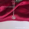 Novo Colar Coelho de Jade Diamante Mosang 2023 Prata s925 Pingente de Coelho Inteligente Fofo Corrente para Clavícula Feminina Tanabata para Namorada