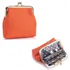 Nova Estilo Couro Bovino de Primeira Camada Exquisite Bolsa para Joias Colar e Anel, Couro Genuíno Bolsa de Armazenamento Multicamadas para Batom e Moedas com Fecho