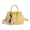 Bolso de Moda con Patrón de Lichi 2026 Nuevo Estilo Primavera/Verano Bolso Cruzado Fresco Versión Coreana Bolso de Hombro Informal para Viajes Diarios para Mujer
