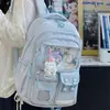 Nova mochila minimalista estilo japonês para estudantes do ensino médio, mochila de viagem, estilo coreano moderno, adequada para alunos do ensino fundamental e médio, casual e prática