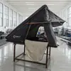 Tienda de Techo Pentagonal Triangular Plegable para Coche, para Acampada al Aire Libre, SUV, Tanque, Todoterreno, Viajes en Coche y Acampada en Coche
