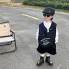 Nueva Bolsa de Lona para Niños Casual Moderna Genial Letras Niños Ins Fotografías Callejeras Niñas Saliente Hombro Cruzada