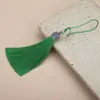 8cm borla de cloisonné borla tapa de aleación borla seda de poliéster marcador colgante accesorios de joyería precio grande excelente