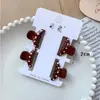 Presilha Pequena de Garra Estilo Coreano Ankora Ponto Onda Vermelha 2025 Nova Mini Texturizada Meio Preso para Cabelo Simples Acessórios de Cabelo Versáteis