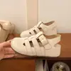 Sandalias de Diadema Estilo Bosque Retro para Mujer 2026 Verano Nuevas Sandalias Romanas de Suela Gruesa que Aumentan la Altura Sandalias Casuales sin Talón