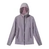 Ropa de Piel Nueva de Verano para Pareja Ropa con Capucha Elástica en Cuatro Direcciones para Mujer Protección Solar al Aire Libre Bolsillo Grande Chaqueta Deportiva para Exteriores Hombre