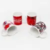 Tazas Cerámicas Creativas Personalizadas por el Fabricante con Logotipo Personalizado, Fotos Impresas, Tazas de Café, Recuerdos Navideños, Porcelana Blanca