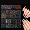 Adesivos de Flor de Gelatina de Dopamina para Unhas Estilo Francês Popular Flores Pequenas Borboleta Folha Verde Adesivos Decorativos DIY para Unhas