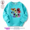 Nova Moletom de Algodão Poppy Playtime Smiling Critters Horror Animais Sorridentes Primavera e Outono para Meninos e Meninas