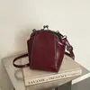 Bolso Cruzado de Estilo Retro Transfronterizo de Temperamento Sencillo para Mujer Nuevo Moda Otoño Invierno Versátil Sensación de Alta Gama Bolso de Hombro Único Tipo Concha