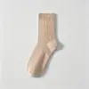 Calcetines casuales de algodón para hombre de talla grande transfronterizos, para todas las estaciones, calcetines de media pantorrilla extra grandes, que absorben la humedad, resistentes al olor, calcetines deportivos antibacterianos