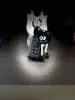 Bolsa Pequena de Bola de Carvão Pingente para Roupa Boneca de Pelúcia Imitação de Pelo de Coelho Chaveiro de Carro Brinquedo de Desenho Animado Fofo e Divertido