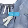 Pantalones de Verano Qisewei con Diseño Degradado Finos de Longitud Media Modernos Casuales Juveniles de Cinco Puntos para Hombre