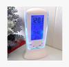 Mini reloj despertador creativo de escritorio con LED luminoso, alarma musical, reloj electrónico silencioso y perezoso con temperatura, reloj de regalo