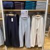 Calça Esportiva Feminina Primavera 2023 Calça de Moletom Calça de Pernas com Cinto Calça Casual Calças 455730 449859