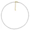 Collar de Semillas de Colores Dulce y Único Hecho a Mano para Niñas, Cadena Corta Trendy Casual para Clavícula para Mejores Amigas