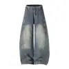 Jeans Largos e Baggy para Homens de E-commerce Transfronteiriço Spot Atacado Dropshipping Estação Independente da Amazon