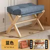 Taburete Reposapiés de Madera Maciza para Sala de Estar en Casa Reposapiés de Sofá Reposapiés para Estación de Trabajo de Oficina Descanso para el Almuerzo Taburete Plegable para Reposapiés