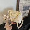 Bolso de Cadena Acolchado Cilíndrico Estilo Chanel, Bolso Pequeño de Diseño Nicho, Nuevo Bolso de Moda para Mujer 2026, Bolso de Hombro Único Cruzado