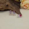 Colgante de oso de ojo de gato degradado de resina ligera rica, joyería DIY, aretes accesorios a juego de color, colgante de moda y personalidad