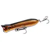 10 cores Nova isca Popa 8cm 10,7g e-commerce equipamento de pesca Anzol 6# Isca plástica