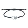 Estrellas de amor nuevo transfronterizo Taiji acero inoxidable juego de mano cadena tejido a mano ajustable pulsera de pareja al por mayor