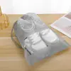 Bolsa de armazenamento de sapatos em tecido não tecido, bolsa com cordão para uso doméstico, bolsa de armazenamento de viagem, bolsa ecológica à prova de poeira e umidade, bolsa de sapatos com cordão