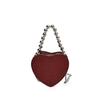 Mini Bolso Love para Mujer 2024 Nuevo Estilo Bolso de Mano Pequeño y Exquisito Moda de Alta Gama Bolso Cruzado para Hombro con Forma de Corazón de Melocotón