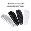 Modificação de carro capô saída de ar falsa simulação entrada de ar capô saída de ar barbatana de tubarão decorativa flanco universal