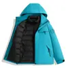 Chaqueta Impermeable de Plumas de Montaña para Mujer 2026 Nuevo Otoño/Invierno Tres en Uno Escalada al Aire Libre Conjunto de Dos Piezas de Moda para Pareja