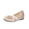 Mocasines de Satén Estilo Ballet con Tacón Oculto para Mujer 2026 Nuevo Otoño/Verano Absolutamente Hermosos con Faldas Mary Janes Mocasines de Corte Bajo