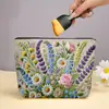 Bolsa de Cosméticos con Estampado Floral Nuevo Floral Transfronteriza de Amazon, Neceser, Bolsa de Almacenamiento de Joyería para Mujer, Bolsa para Papelería
