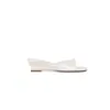 Versión de Piel de Vaca de Zapatillas tipo Seda~Sandalias de Estilo Festivo con Lazo de Satén Francés para Mujer 2026 Tacón de Cuña Zapatillas de Exterior Verano