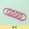 Llavero colorido pintado de 30 mm, aro de hierro color caramelo, accesorio para llavero, aro redondo, material para joyería DIY