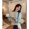 Camisa de Textura Suave para Mujer Otoño Petite Camisa Suave para el Trabajo