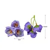 Flor de la mañana cadena simulación trompeta flor horquilla flor tocado accesorios corona hacer bonsái empaque de regalo caja de flores con flores