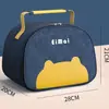 Lonchera infantil de acero inoxidable 316 para estudiantes de primaria varones, lonchera bento especial con compartimento resistente a caídas para niñas de primer grado L