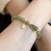 Pulsera de Cuentas con Esmalte de Calabaza Folu para Mujer, Pulsera Pequeña de Alto Valor, Estilo Retro, Pulsera de Regalo de Mercado Nocturno