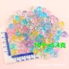 Llavero de Cubo de Hielo Pequeño Luminoso Simulado Pegamento de Crema DIY Funda de Teléfono Colorida Accesorios Colgantes Creativos Fabricante Mayorista