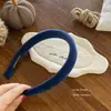 Diadema Coreana 2026 Nueva de Terciopelo Flocado con Esponja, Moda y Sencilla, Sensación de Alta Gama, Accesorio Versátil para el Cabello