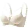 Ropa interior sin costuras para mujeres con poco busto, realzadora y engrosadora para una apariencia más grande, sin varillas, soporte lateral del busto, anti-caída, sujetador sexy