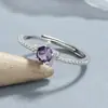 Anel de Prata 925 Esterlina com Zircônia Estrela para Mulheres, Estilo Ins Simples de Verão Anel Aberto Versátil, Joias de Alta Qualidade Únicas e Elegantes