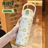 Taza Térmica Linda de Alto Valor Estético para Estudiantes y Niños, Acero Inoxidable 316, a Prueba de Fugas, con Asa Plegable, Nueva Botella de Agua al por Mayor
