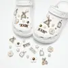 2026 Moda Nuevo Versátil Zueco de Oso con Cuentas Accesorios para Zapatos DIY Dijes Desmontables para Zapatos Hebillas de Zapatos de Alta Gama