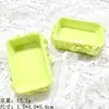 Cesta de Pão de Morango com Relevo 3D Simulada Acessórios de Resina Cola de Creme DIY Decoração de Mesa para Carro Enfeites