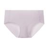 Ropa Interior Deportiva de Yoga para Mujer de Seda de Hielo, Sin Costuras, Anti-Rozaduras, Antibacteriana, Calzones de Cintura Media, Cómoda y Transpirable