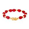 Pulsera de oro arena imitación estilo étnico de venta caliente en Tiktok para hombres y mujeres, pulsera de cuentas de maíz igual, pulsera de la suerte