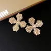 Brincos de tarracha flor de diamante cravejado em agulha de prata simples modernos versáteis para o dia a dia leve luxo alta qualidade sensação design de colar nicho