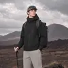 Nueva Chaqueta Softshell de Una Sola Capa para Hombres y Mujeres, Cortavientos, Impermeable, para Exteriores, Estilo Montaña, Transpirable, Funcional, Chaqueta de Una Sola Capa, Talla Única para la Mayoría de Hombres y Mujeres