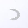Campana de Viento de Cristal INS Atrapasueños Colgante Decorativo DIY Accesorios de Joyería de Cobre Plata Estrella Luna Círculo Accesorios